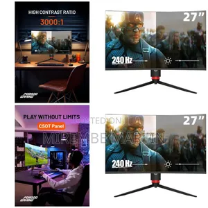 Porodo Gaming Mt9800 Solution FHD 240hz Monitor 27 in Black