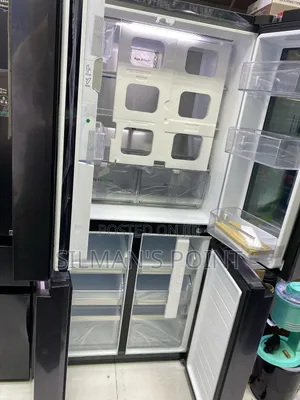 Lg Knock Knock Side by Side Fridge Black