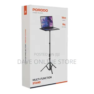 Porodo Multi-Function Stand Projector Laptop Black