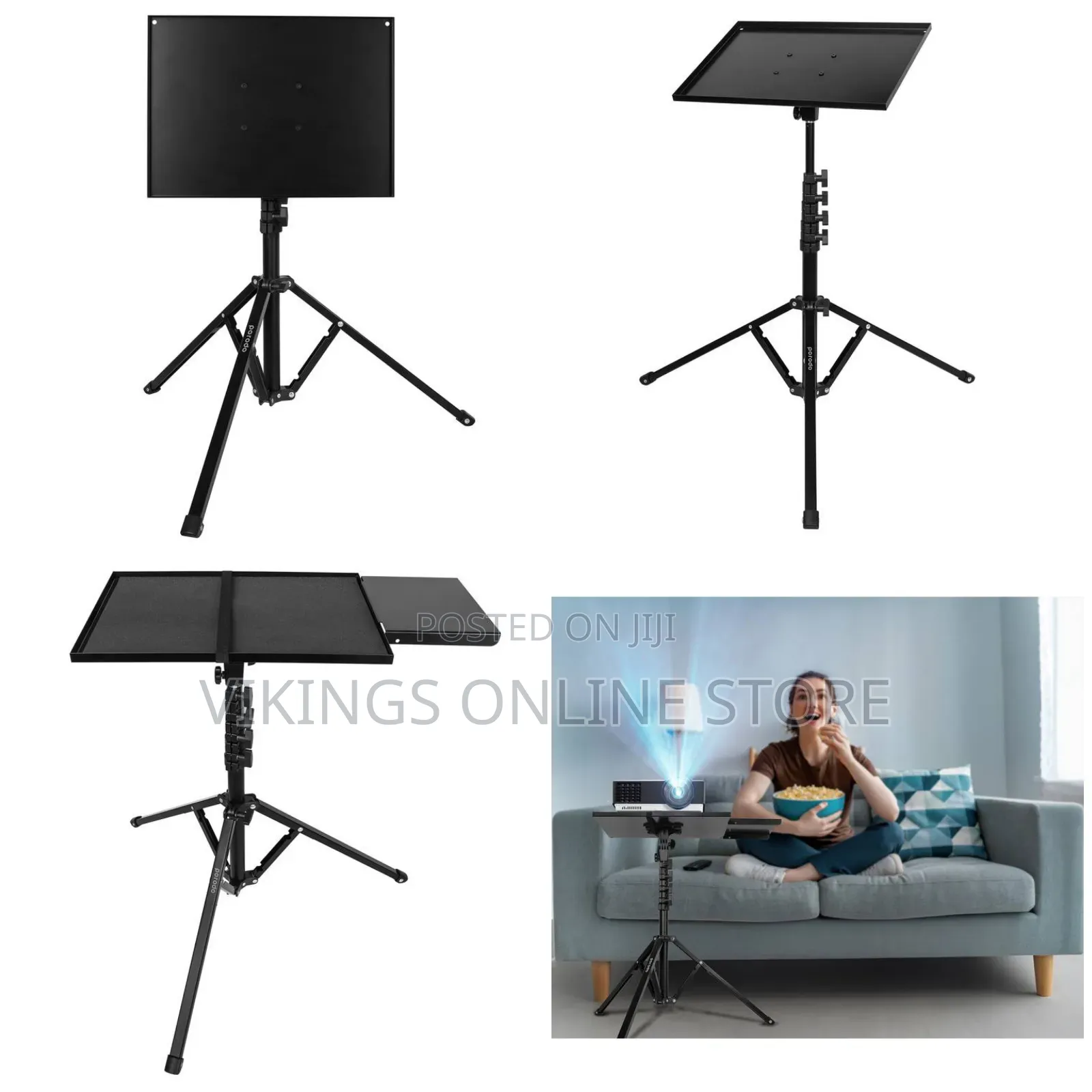 Porodo Multi-Function Stand Projector Laptop