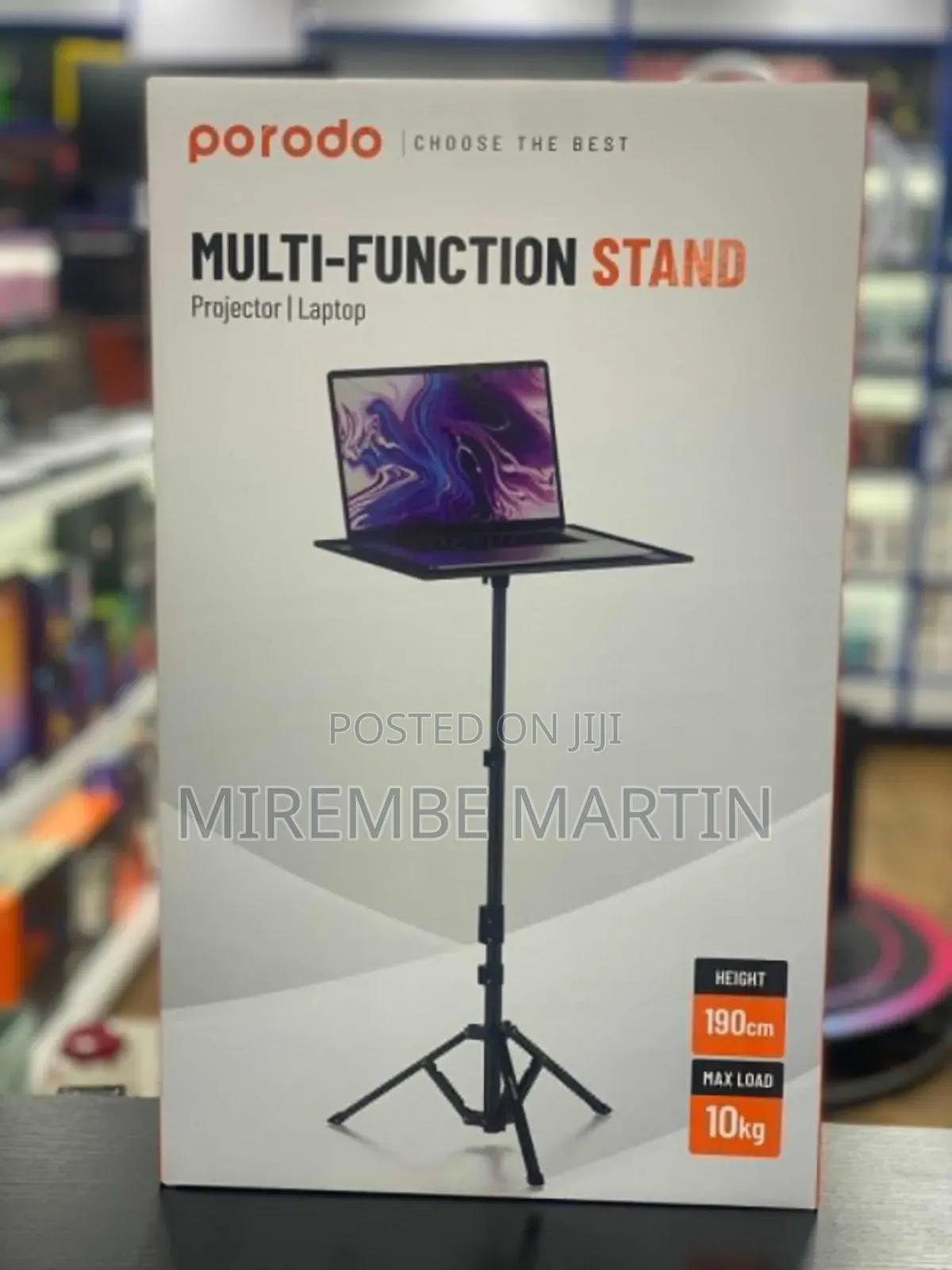 Porodo Multi-Function Stand Projector|Laptop 190cm