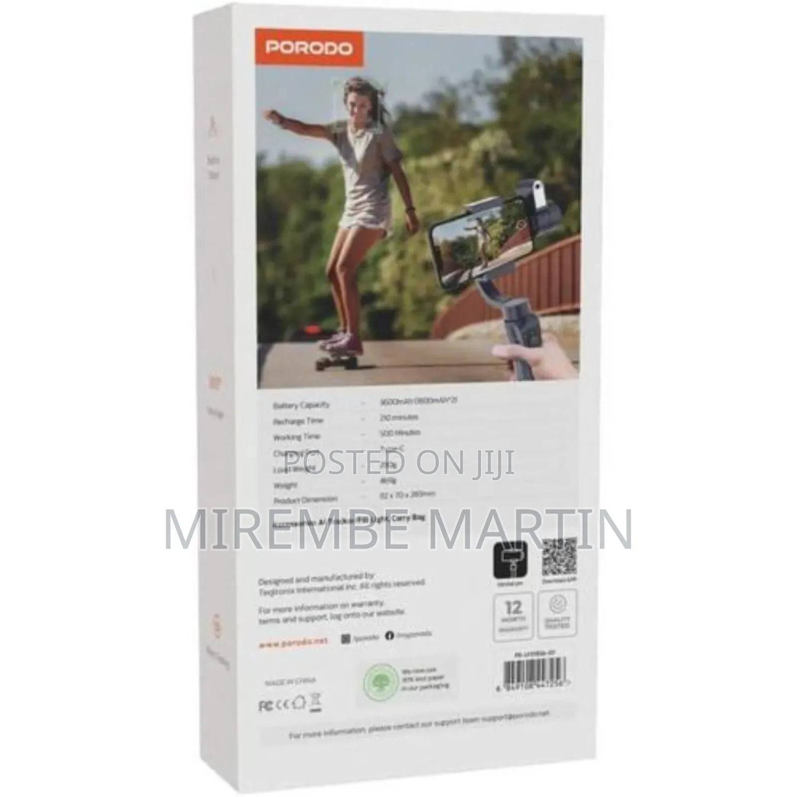 Anti-Shake 3-Axis Gimbal With Ai Tracker, 8h Working Time,