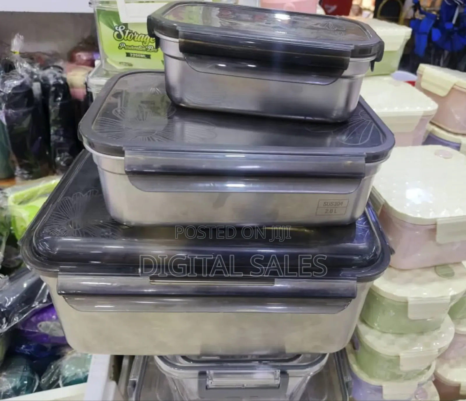 Rectangle Stainless Steel Food Container