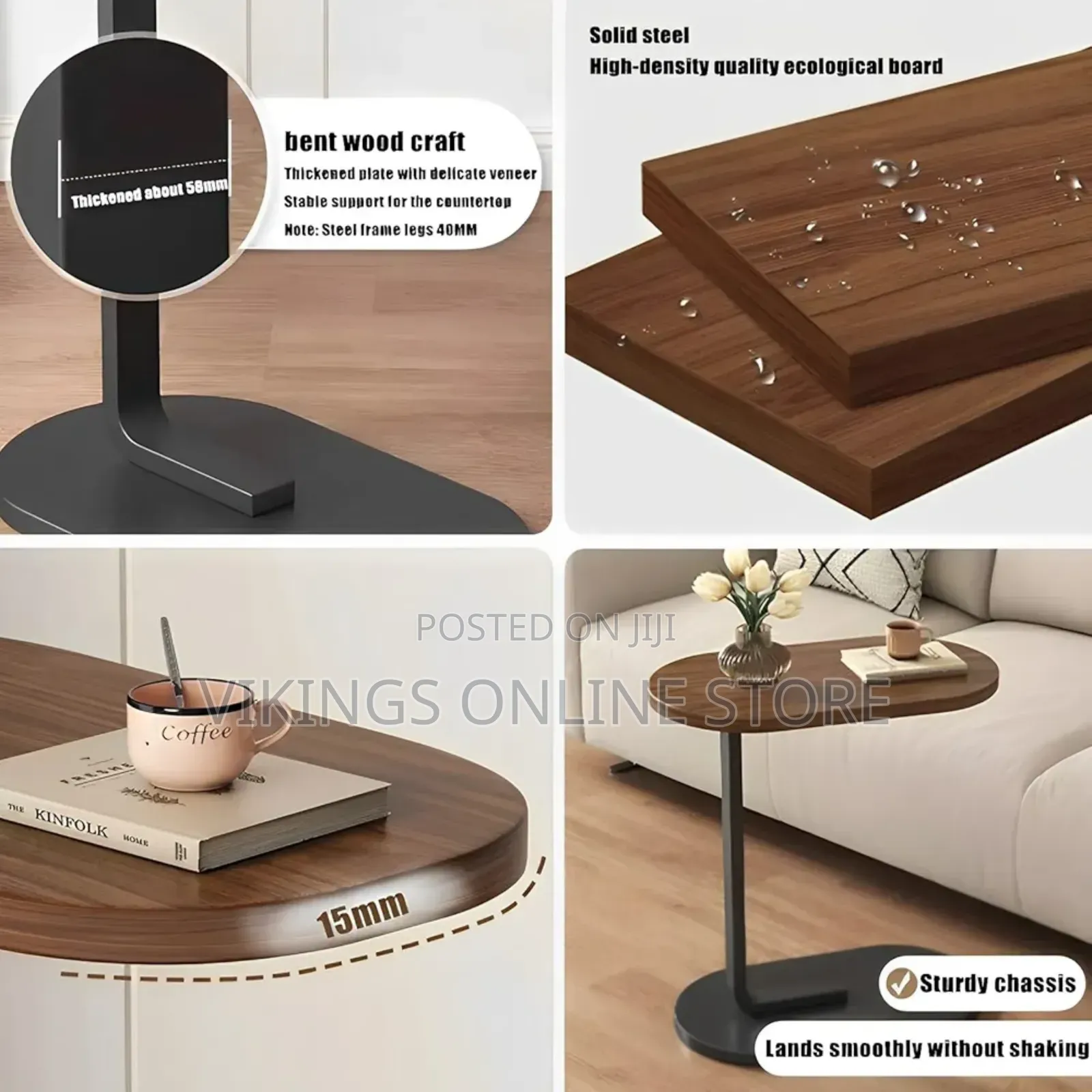 C Shaped Side , Small Table