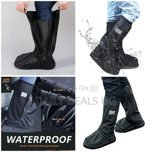 Rain Boot Shoe Cover Black