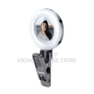 Plokama U20 Mirror Ringlight Rechargeable, Studio Lighting