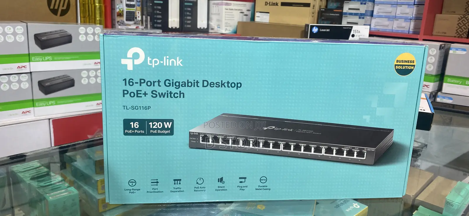 Tp-Link 16-Port Gigabit Desktop Poe Switch