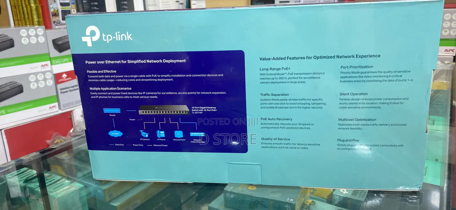 Tp-Link 16-Port Gigabit Desktop Poe Switch