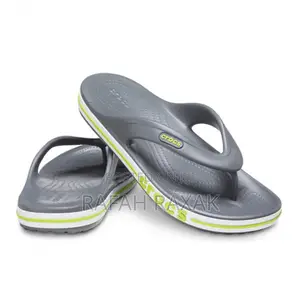 Original Gray Crocs Flip Flops Rubber Sandals