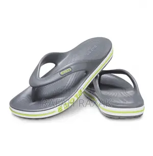 Original Gray Crocs Flip Flops Rubber Sandals
