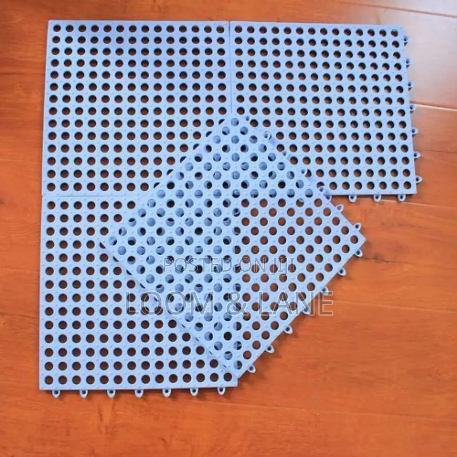 4pcs Interlocking Non-Slip Bathroom Mat