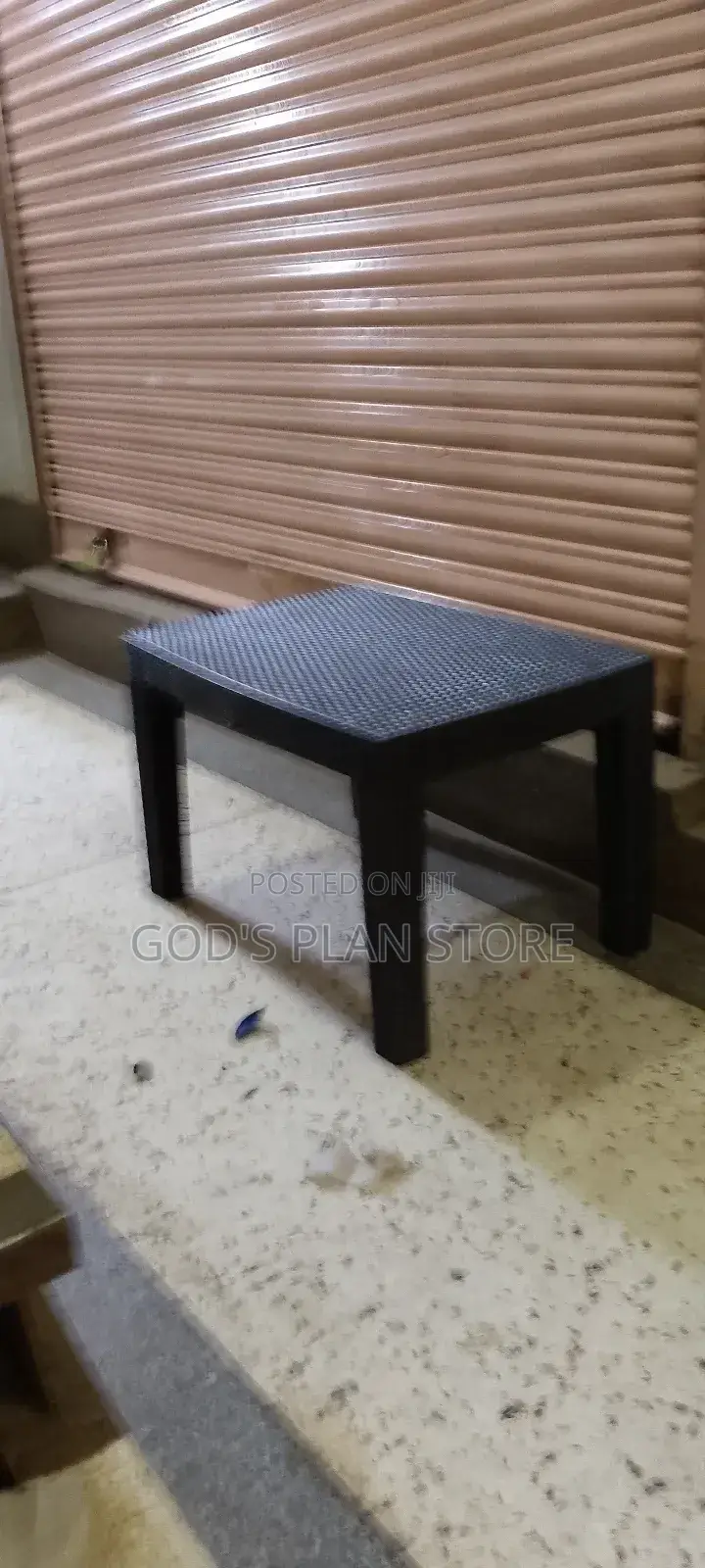 Black Plastic Table