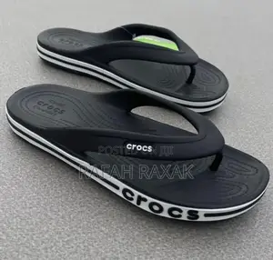 Original Black Crocs Flip Flops Rubber Sandals