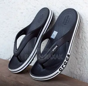 Original Black Crocs Flip Flops Rubber Sandals