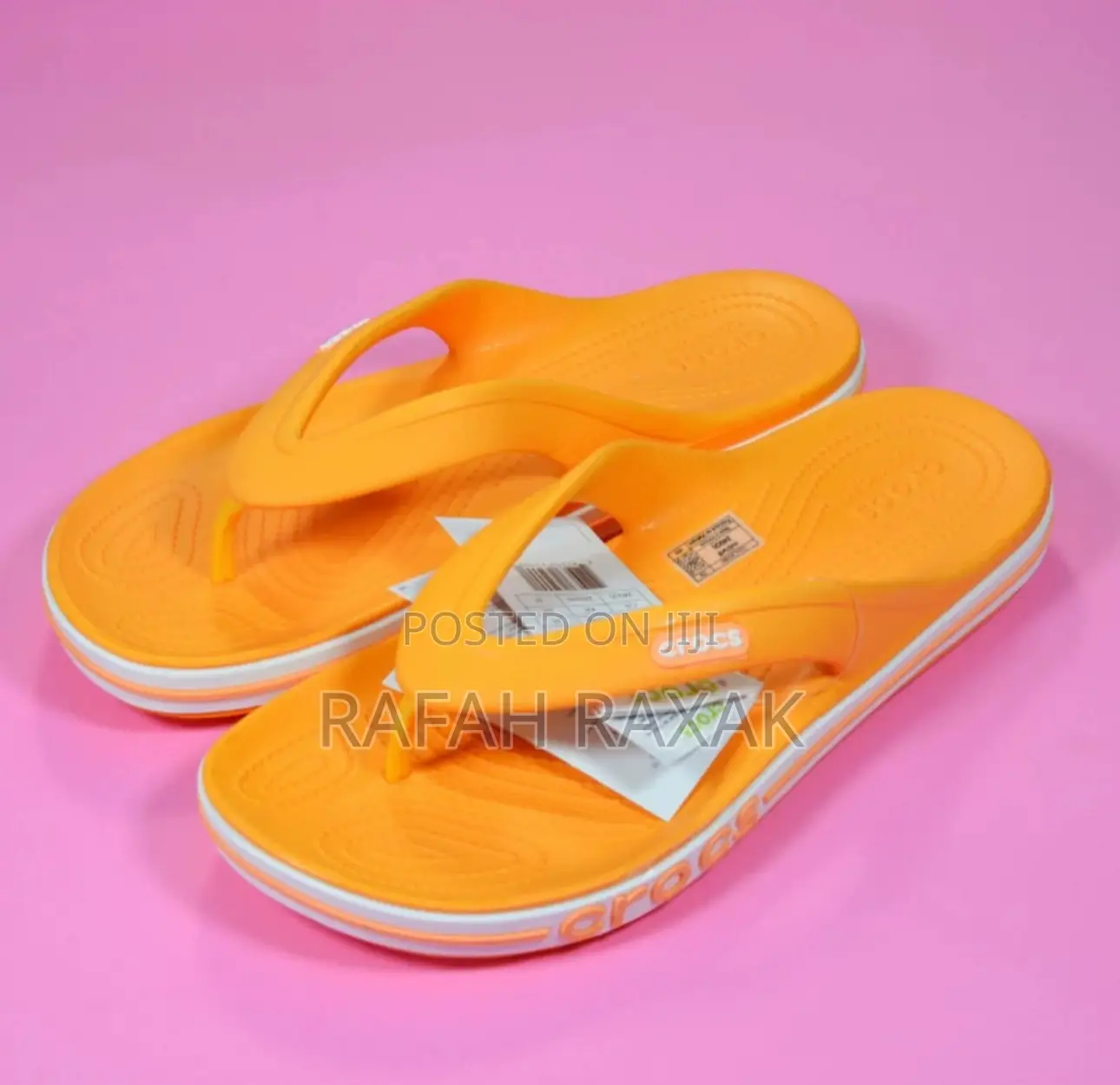 Original Yellow Crocs Flip Flops Rubber Sandals