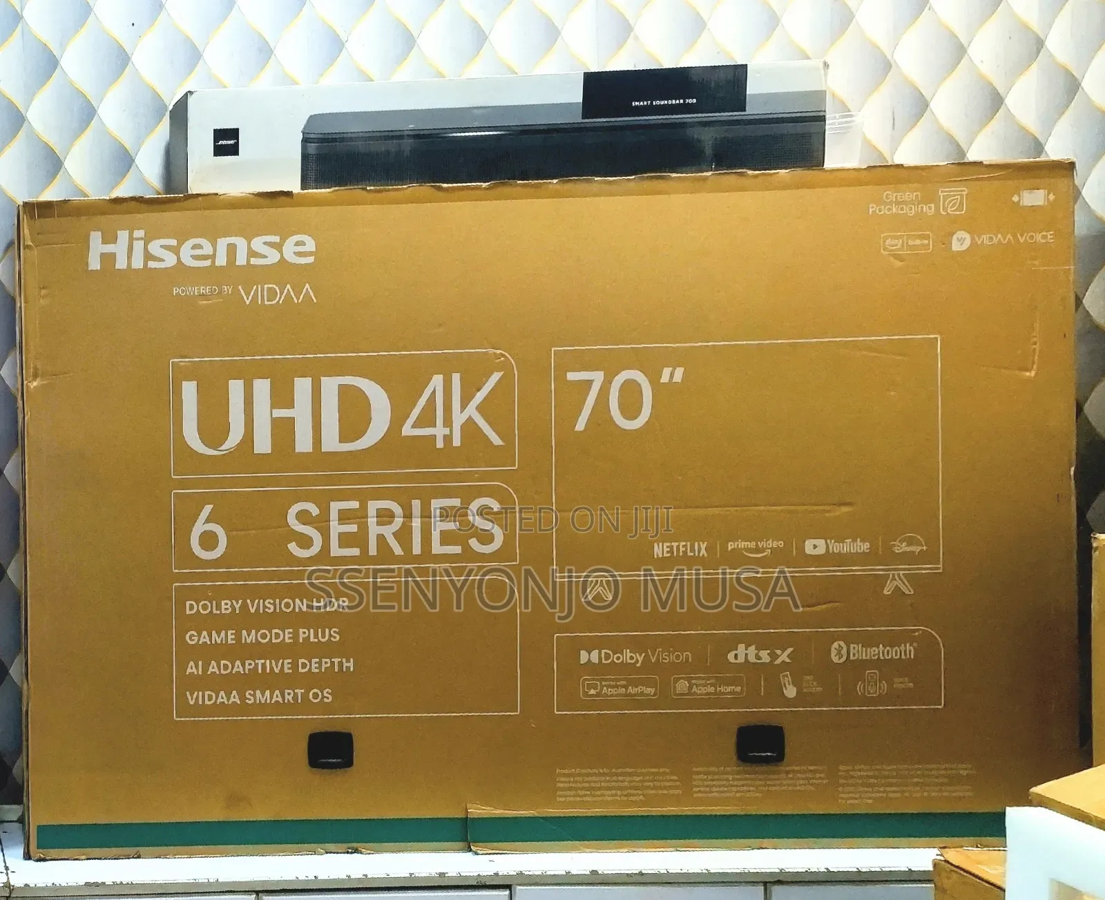 Hisense 70-Inch Ultra Hd Smart Led Tv (A6 Series, 70a6hs)