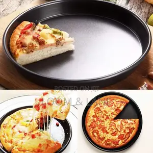 Nonstick Pizza Steel Baking Round Oven Tray
