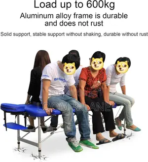 Aluminium Alloy Folding Massage Table