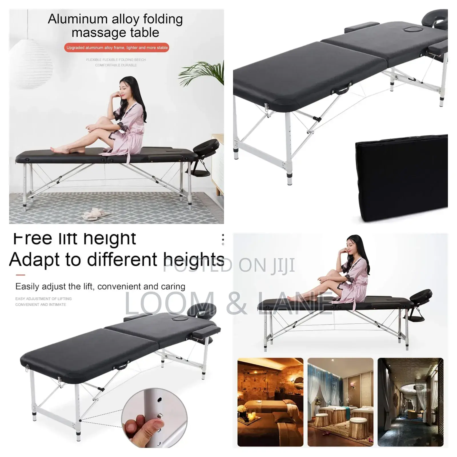 Aluminium Alloy Folding Massage Table