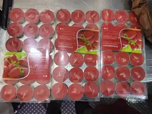 Packs of Strawberry-Scented Tea Light Candles