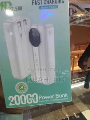 Power Bank With a Capacity of 20000mah 22.5w Fast Charging