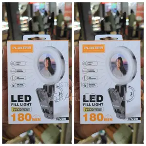 Plokama U20 Mini Mirror Clip Selfie Ring Light
