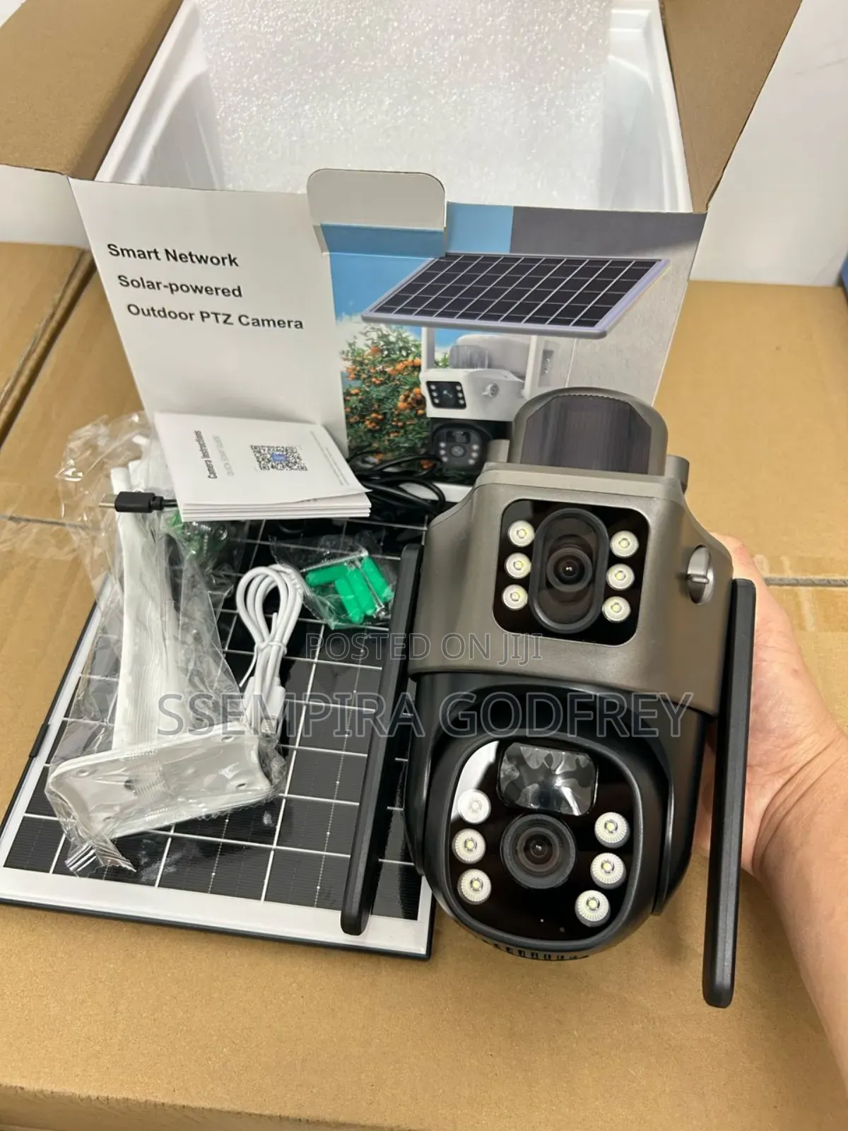 Smart Net Solar Powered Camera V380pro