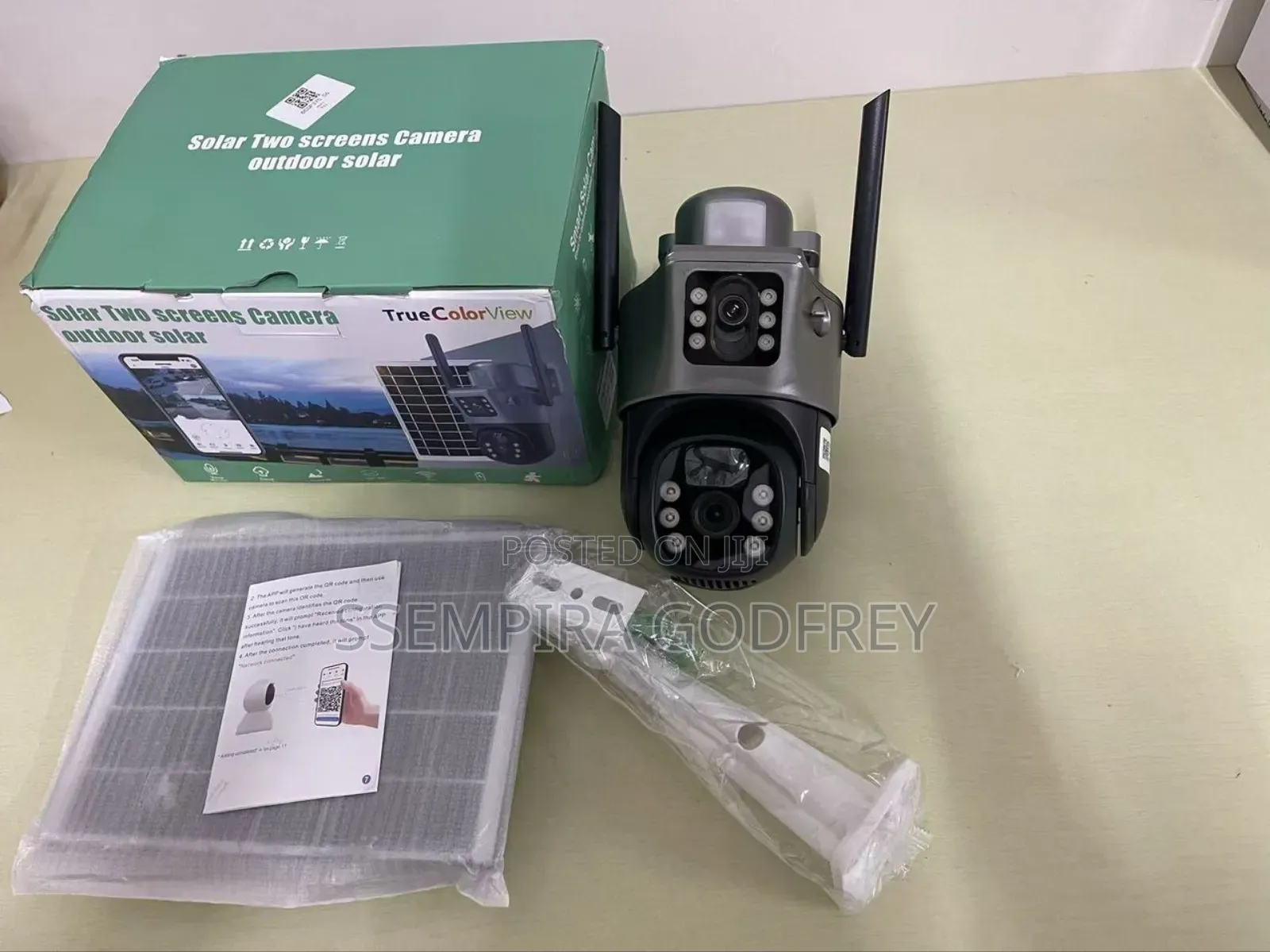 Smart Net Solar Powered Camera V380pro