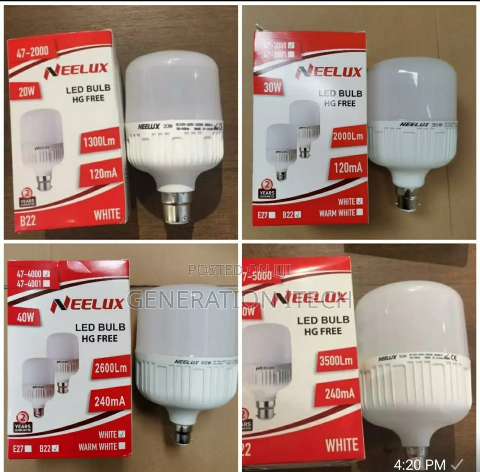 Neelux 20w Led Bulb