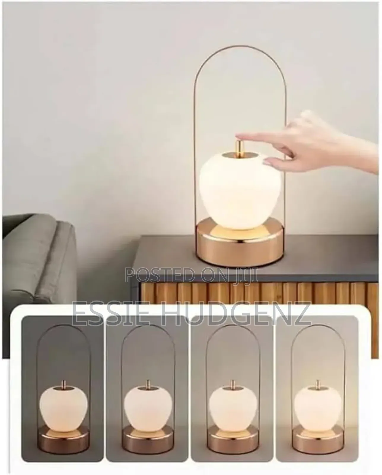 Led Rechargeable Touch Dimming Art Desk Lamp