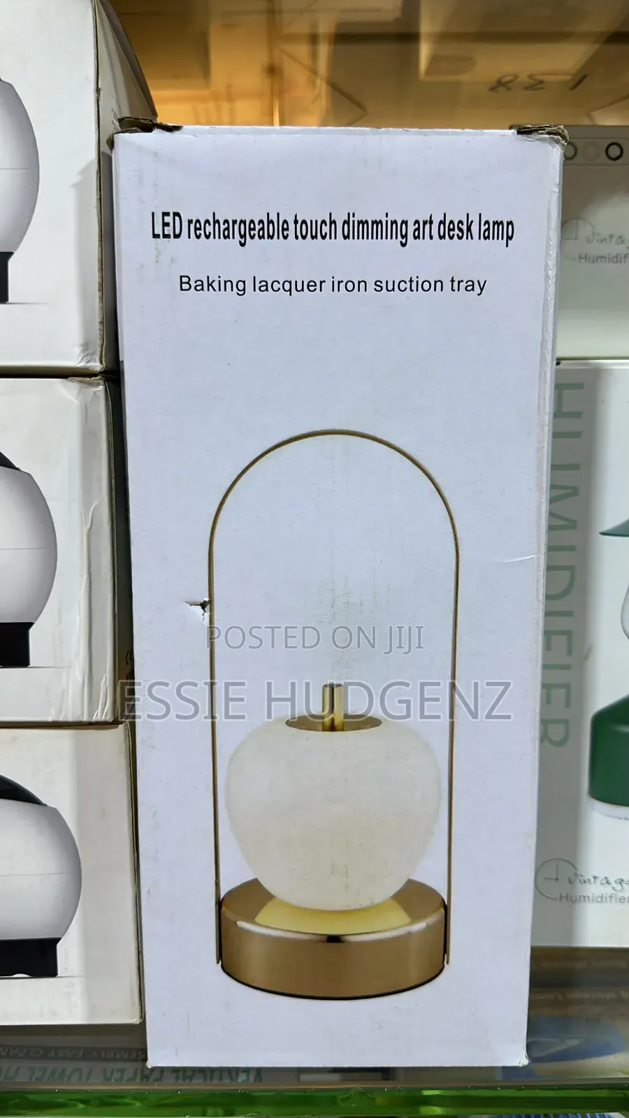 Led Rechargeable Touch Dimming Art Desk Lamp