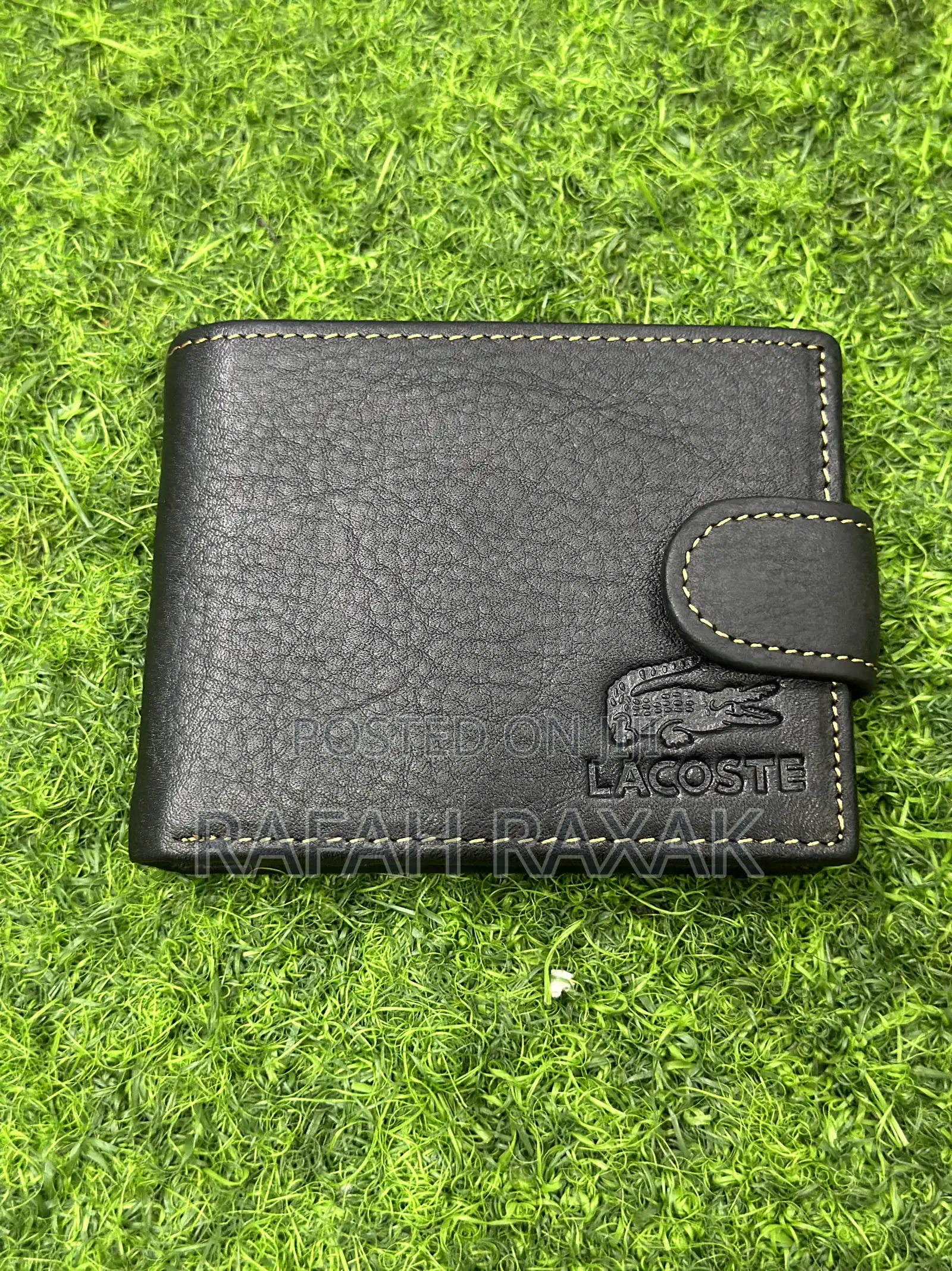 Original Black Lacoste Leather Wallet