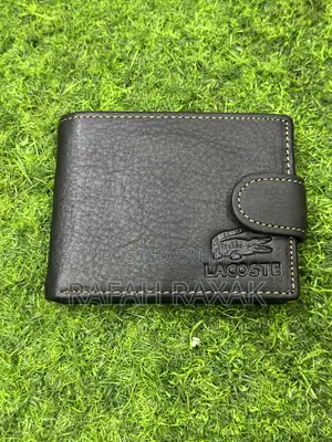 Original Black Lacoste Leather Wallet