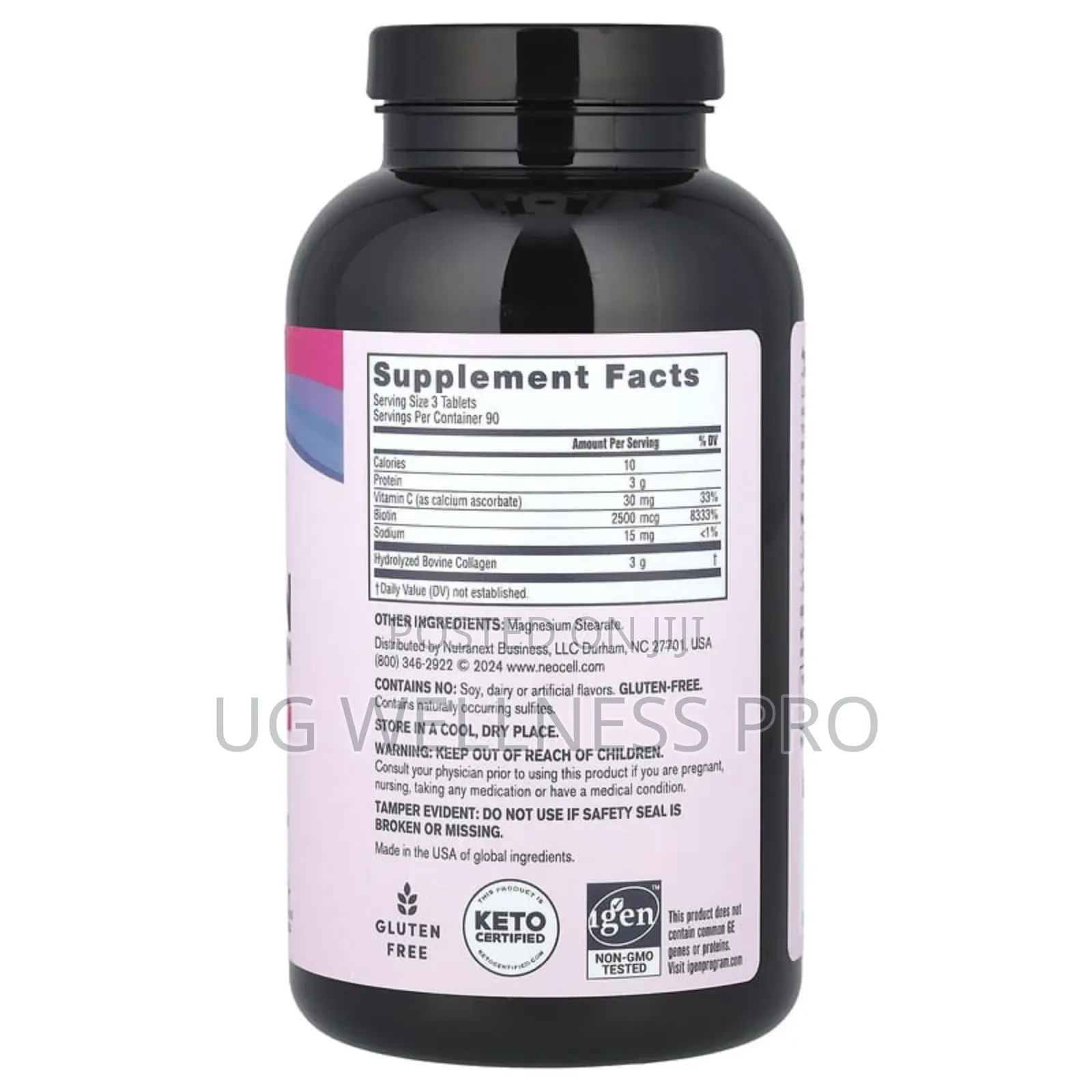 Super Collagen (Type 1 and 3) Vitamin C Biotin -270 Tabs