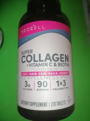 Super Collagen (Type 1 and 3) Vitamin C Biotin -270 Tabs