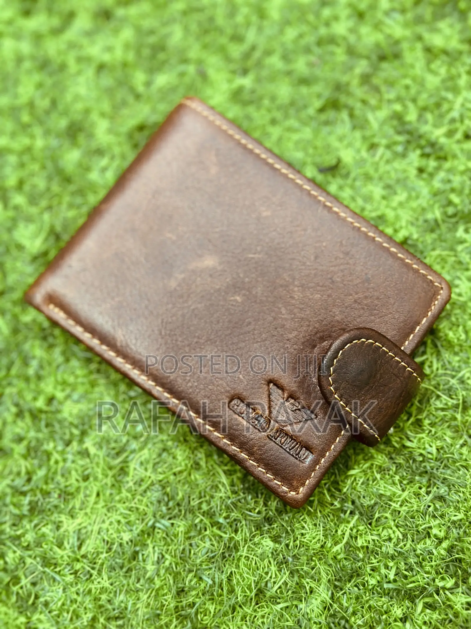 Original Brown Giorgio Armani Leather Wallets