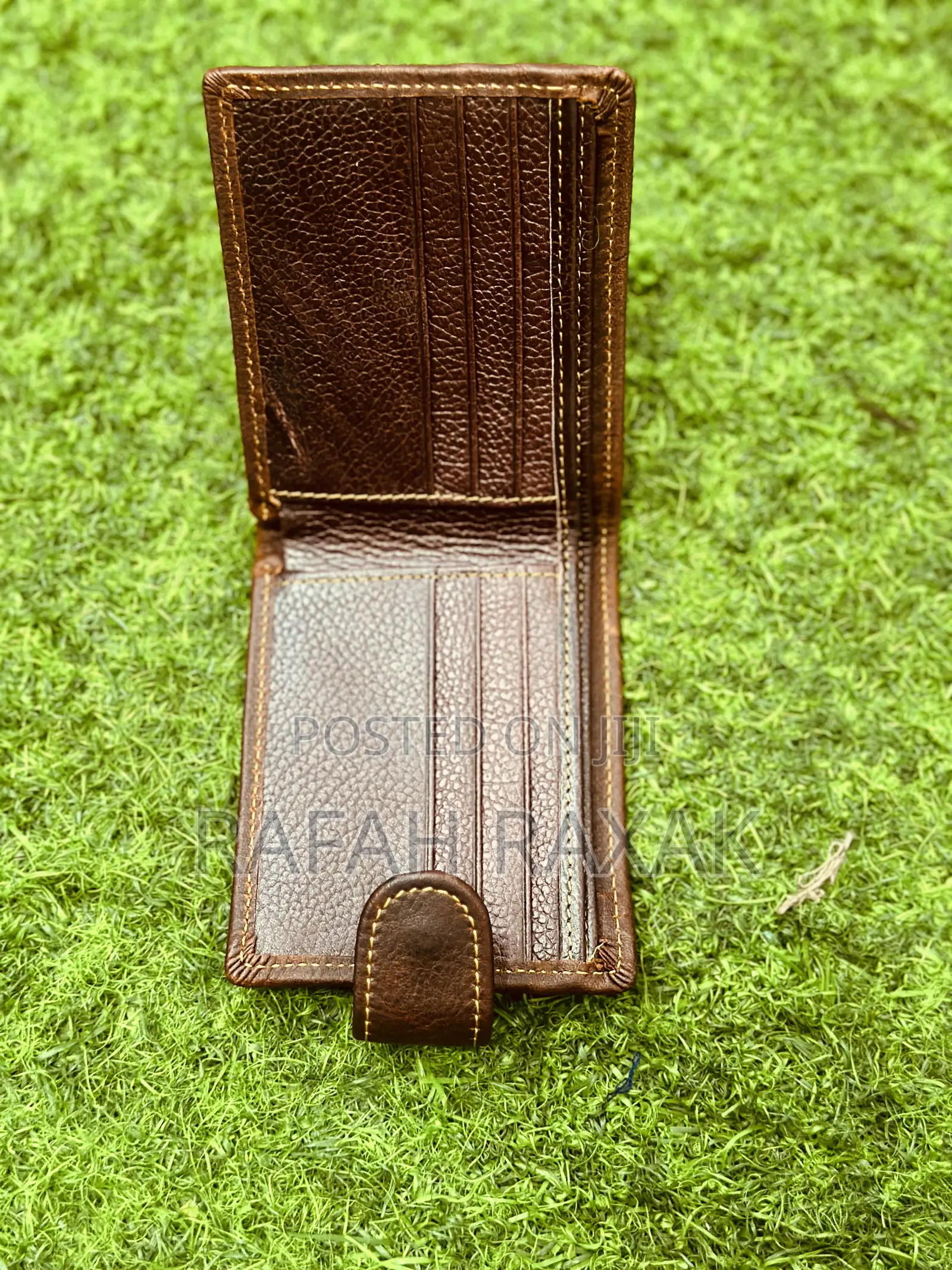 Original Brown Giorgio Armani Leather Wallets