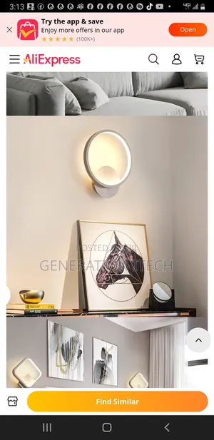 Led Indoor Wall Light for Bedroom, Sitting Room Decoration