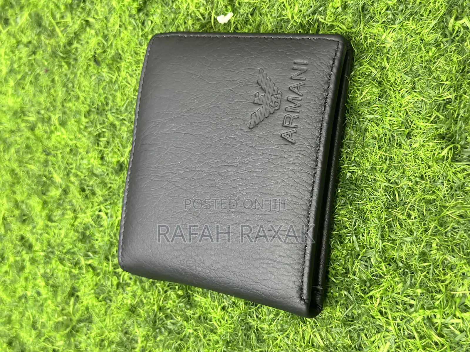 Original Black Giorgio Armani Leather Wallet