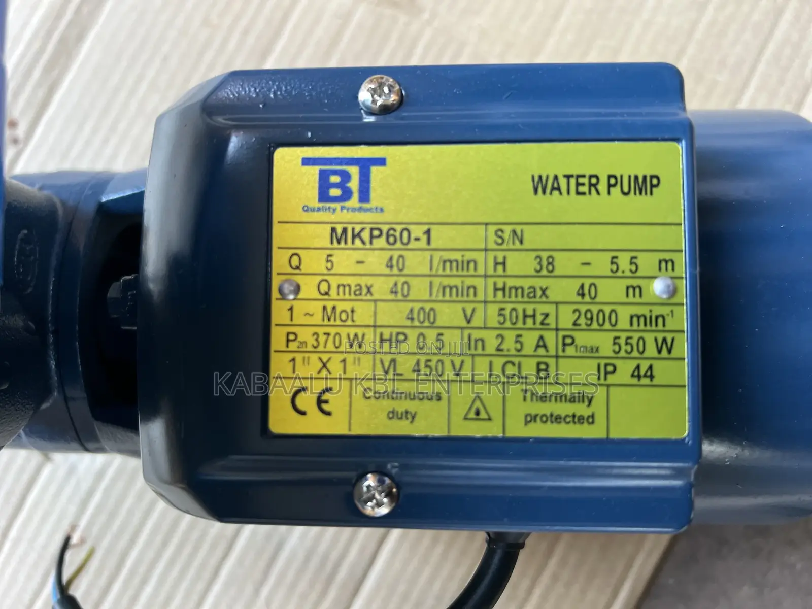 Bt Surface Booster Pump With Bt Automatic Control Switch