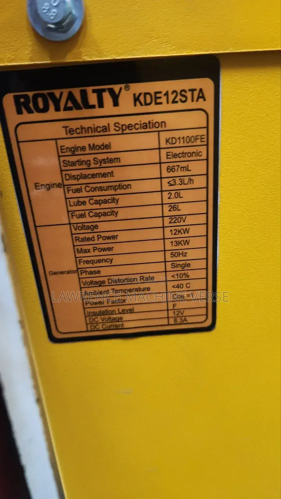 Super Silent Diesel Generator 13kva