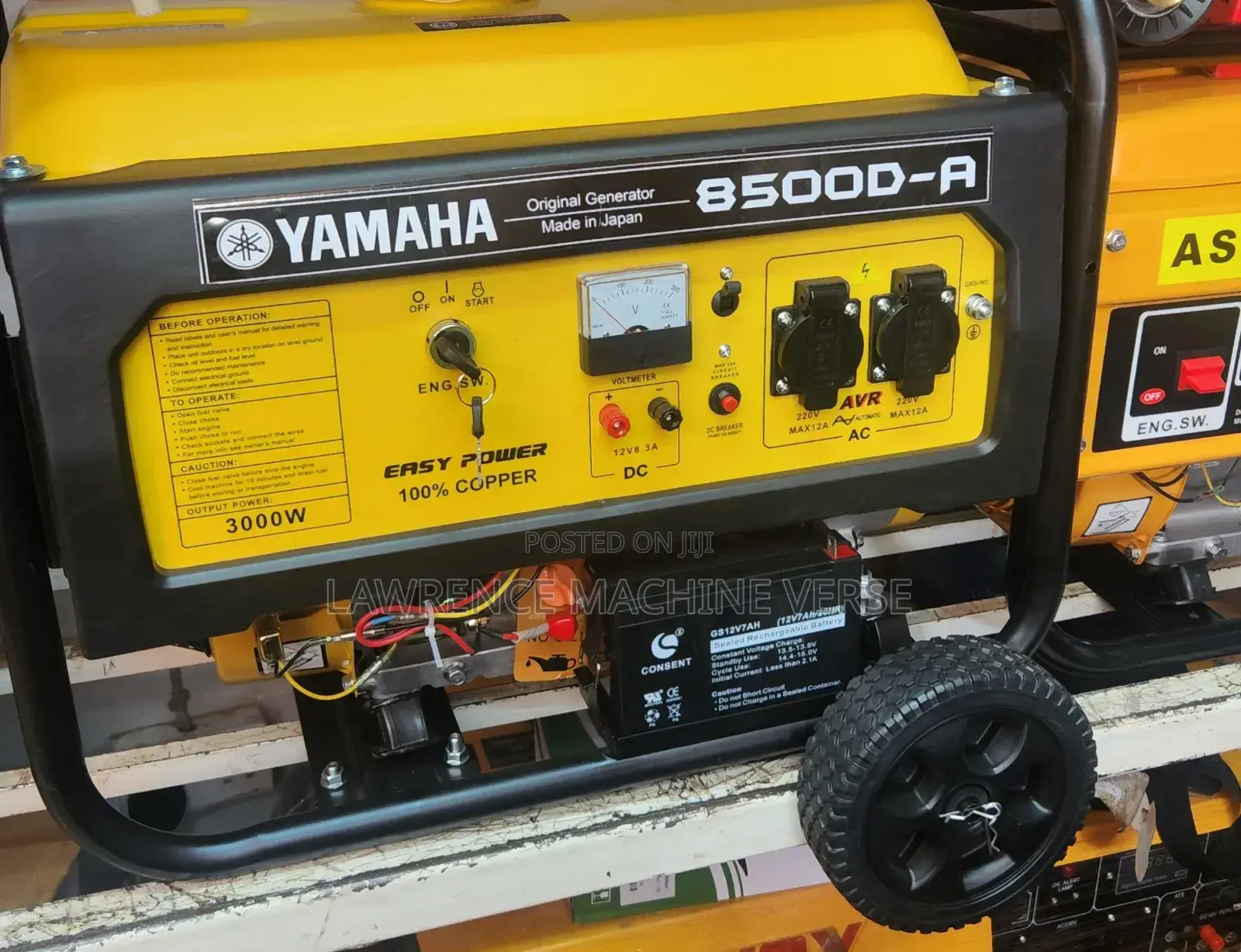 Key Start Yamaha Generator