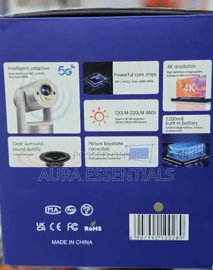 Borrego Smart 7 Rechargeable Projector