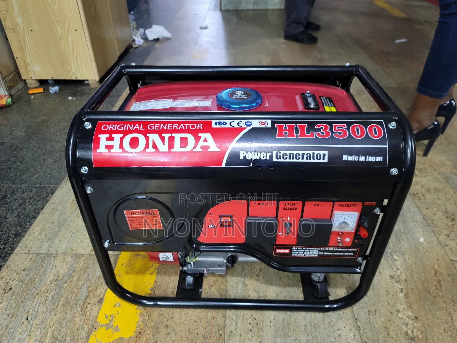Honda Hl-3500 Original Power Generator Made in Japan