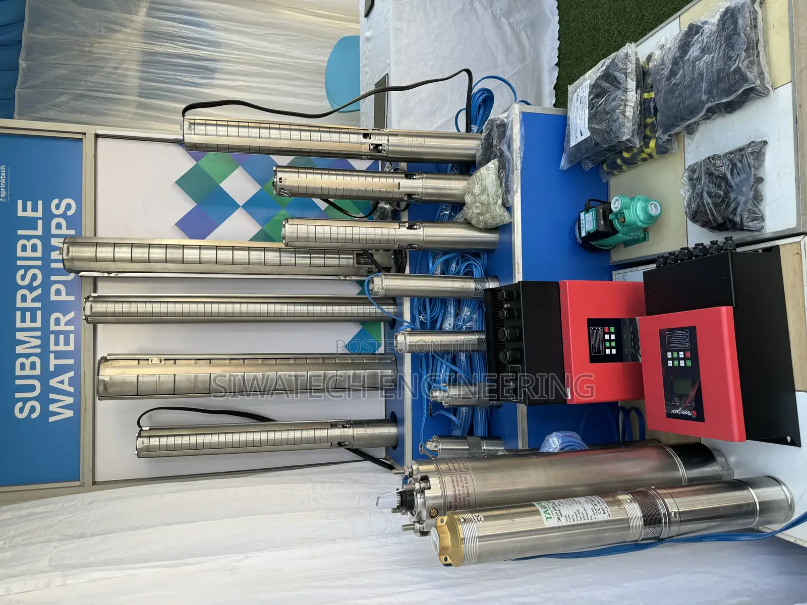 Solar and Electric Submersible Water Pumps