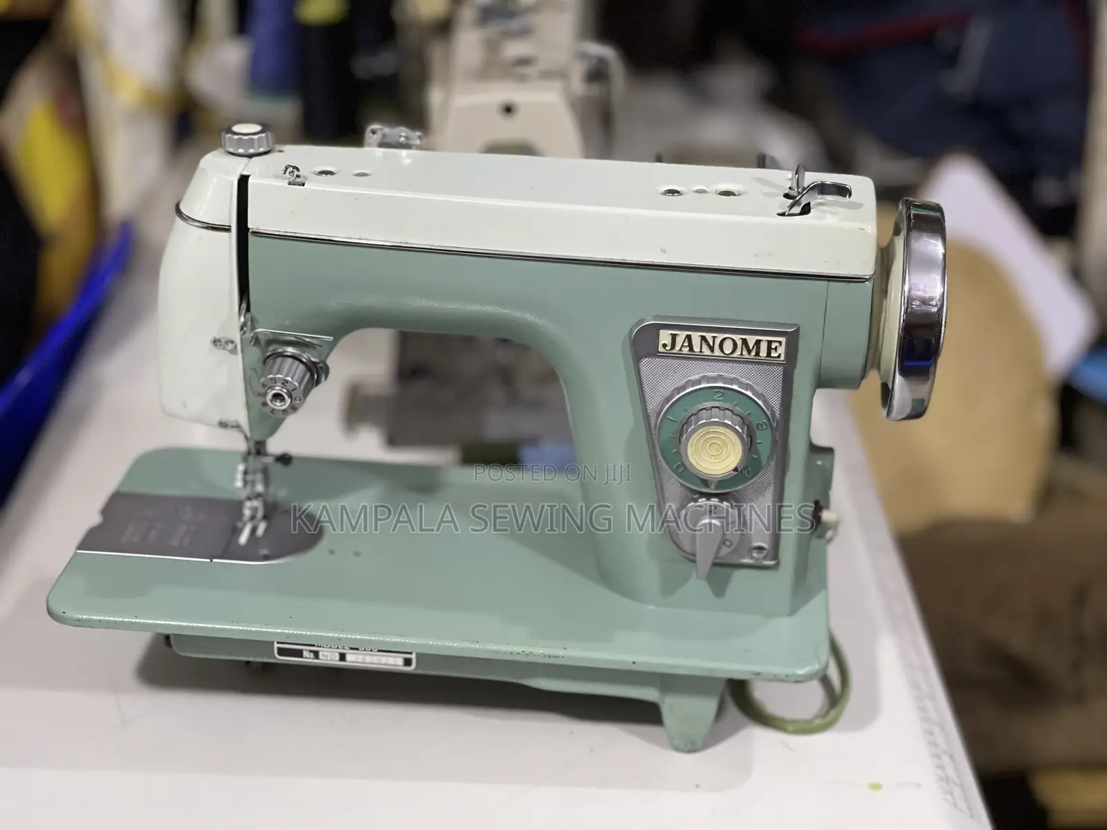 Japan Used Janome Straight Sewing Machine Complete Stand