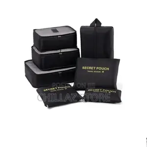 7 PCS Travelling Secret Pouch Packing.