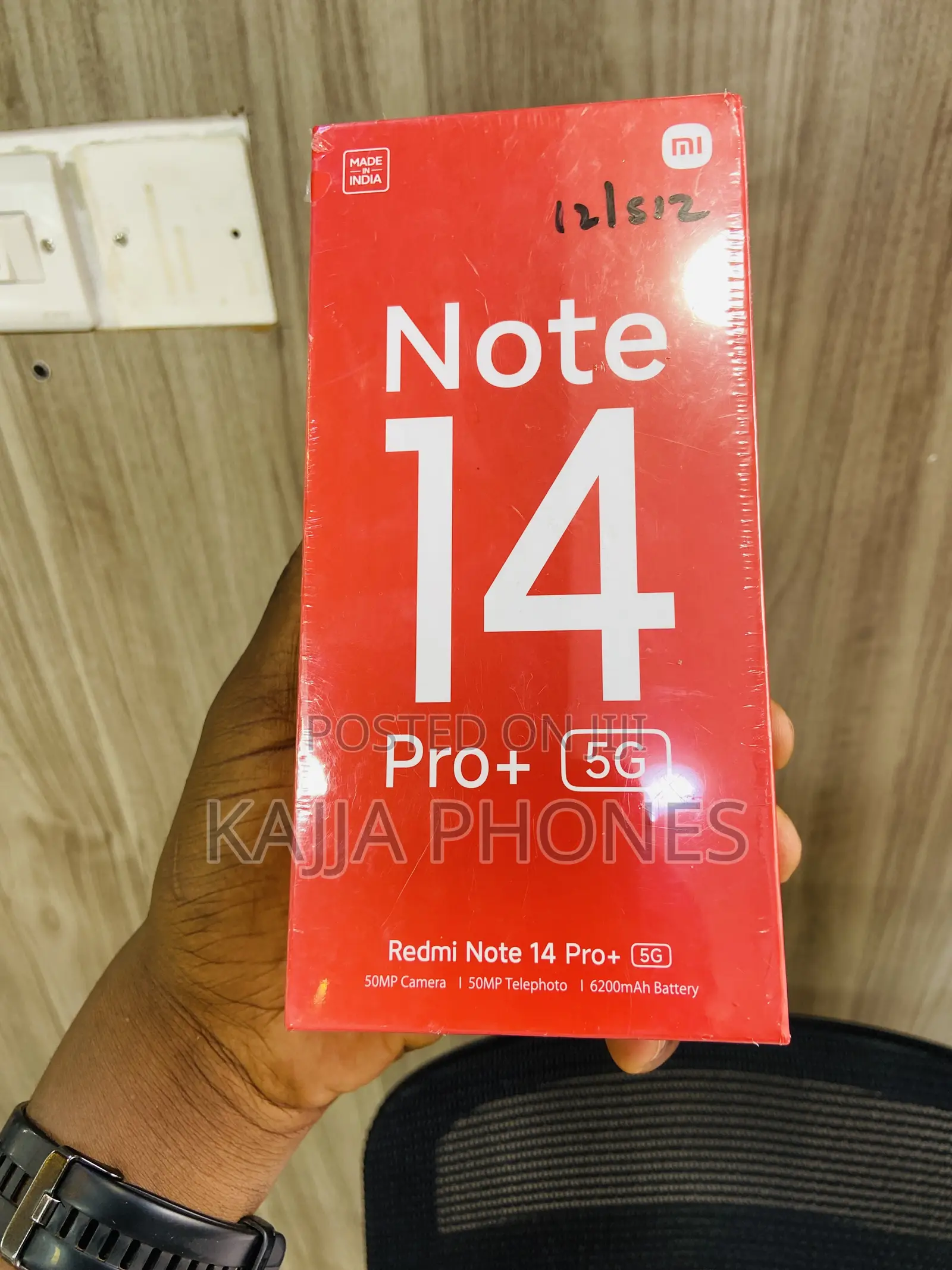New Xiaomi Redmi Note 14 Pro+ 5G 512 GB Black