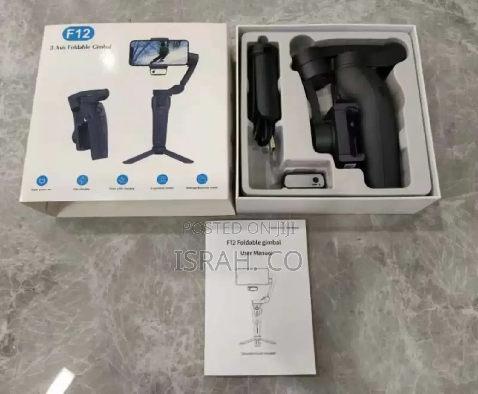 3-Axis Foldable Gimbal Stabilizer for Smartphones