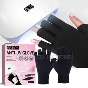 Anti Uv Protection Hand Cloves (For Gel Nails)